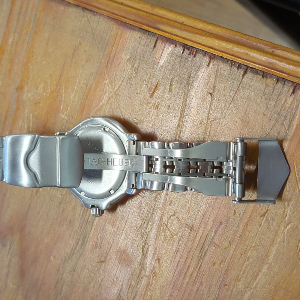 Men's Tag Heuer 40mm Silver Bracelet and White Dial - Picture 4 of 6